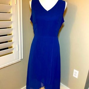 WHBM blue dress size 8